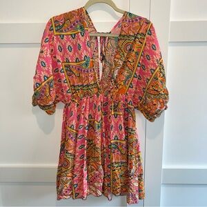 Vici Multicolor Paisley Dress